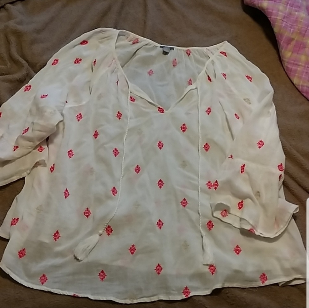 Sheer summer blouse
